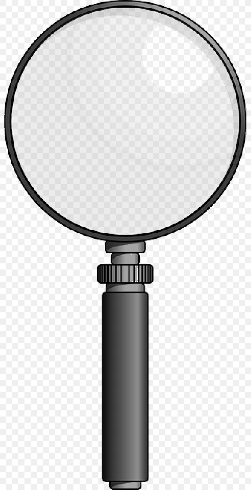 Magnifying Glass Clip Art, PNG, 800x1600px, Magnifying Glass, Audio, Audio Equipment, Black And White, Glass Download Free