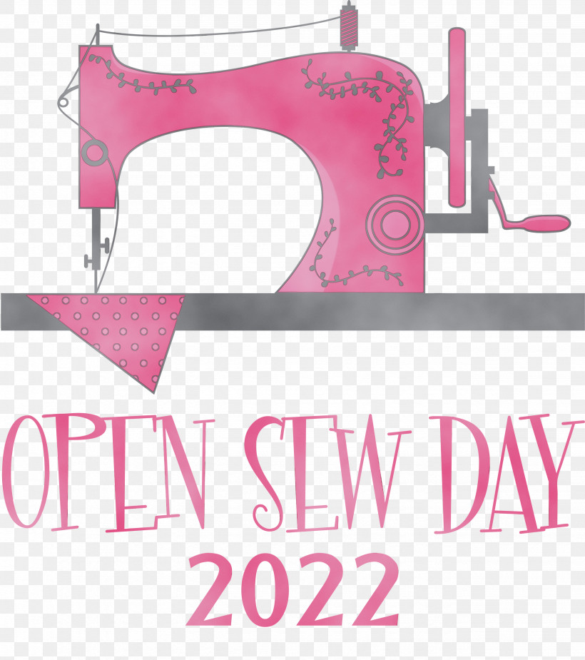 Sewing Machine Sewing Handicraft Haberdashery Pink Sewing Machine, PNG, 2657x3000px, Watercolor, Haberdashery, Handicraft, Machine, Organic Farm Download Free