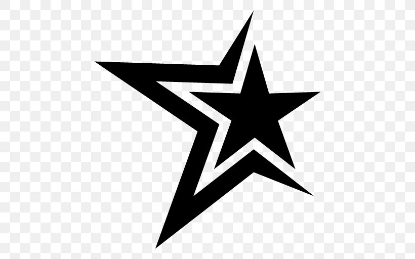 Star Clip Art, PNG, 512x512px, Star, Black, Black And White, Black Star, Logo Download Free