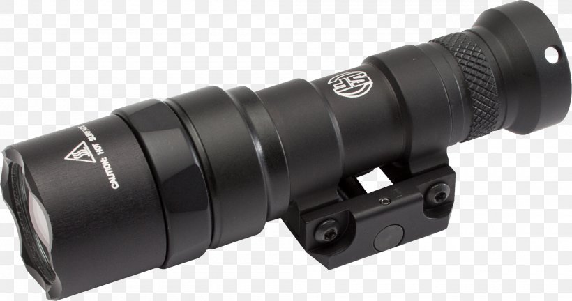 SureFire M300 Mini Scout Light Compact LED Weaponlight M300 Mini Scout Light LED Weaponlight-Tailcap Switch Only, PNG, 2000x1055px, Light, Camera Lens, Electric Battery, Flashlight, Gun Lights Download Free