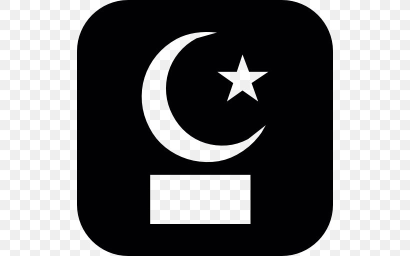 Symbols Of Islam Symbols Of Islam Pakistan, PNG, 512x512px, Islam, Area, Black And White, Independence Day, Logo Download Free