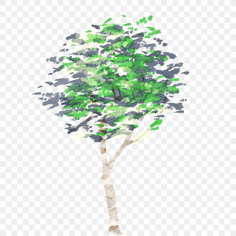 Tree Watercolor Painting Raw Image Format, PNG, 3000x3000px, Tree, Branch, Branching, Elf, Georges Labica Download Free
