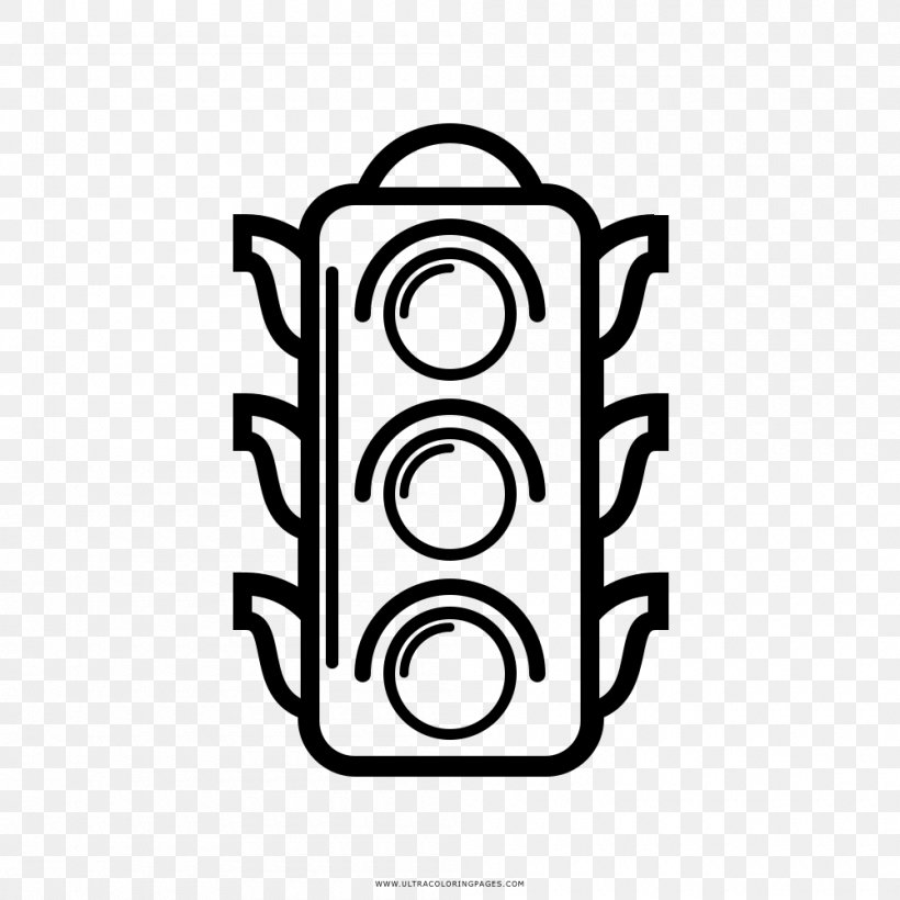 Coloring Book Traffic Light Drawing Ausmalbild, PNG, 1000x1000px, Coloring Book, Area, Ausmalbild, Black, Black And White Download Free