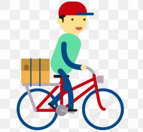 Vector Bike Courier Logistics - Courier Logistics Truck PNG