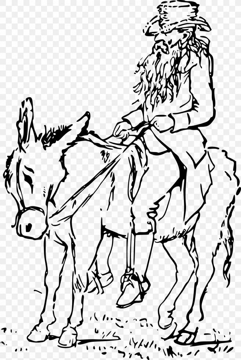 Donkey Horse Drawing Clip Art, PNG, 1284x1920px, Donkey, Animal, Art, Black And White, Bridle Download Free