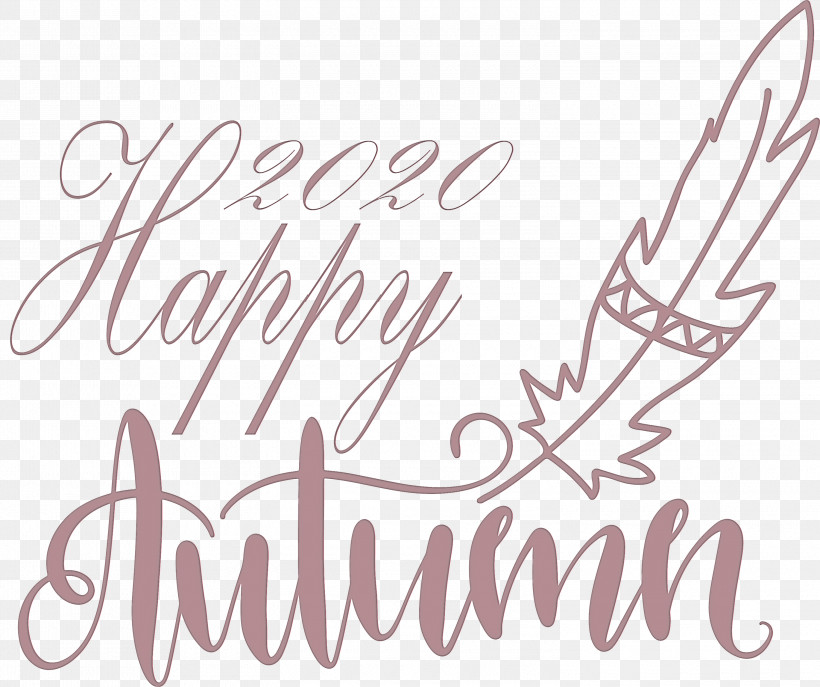 Happy Autumn Happy Fall, PNG, 3000x2517px, Happy Autumn, Calligraphy, Handwriting, Happy Fall, Line Download Free