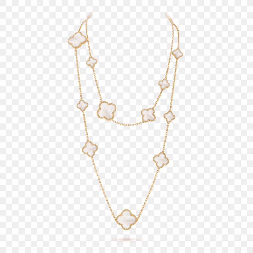 Necklace Earring Van Cleef & Arpels Jewellery Charms & Pendants, PNG, 1024x1024px, Necklace, Alhambra, Body Jewellery, Body Jewelry, Chain Download Free