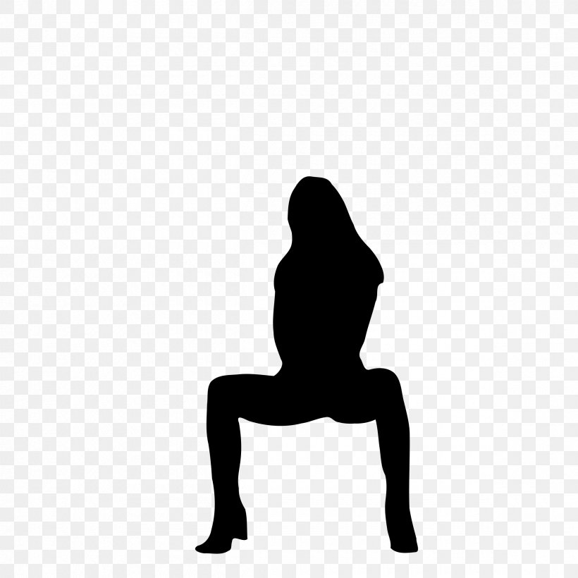 Silhouette Human Body Woman Clip Art, PNG, 2400x2400px, Silhouette, Arm, Black, Black And White, Drawing Download Free