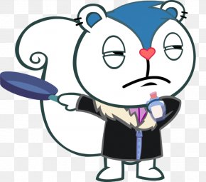 Happy Tree Friends Love Cuddels Giggels X - Toothy Cuddles Clip Art Winter YouTube PNG