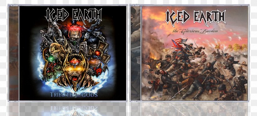 Tribute To The Gods Iced Earth The Glorious Burden, PNG, 1100x500px, Art, Collection, Compact Disc, Poster Download Free