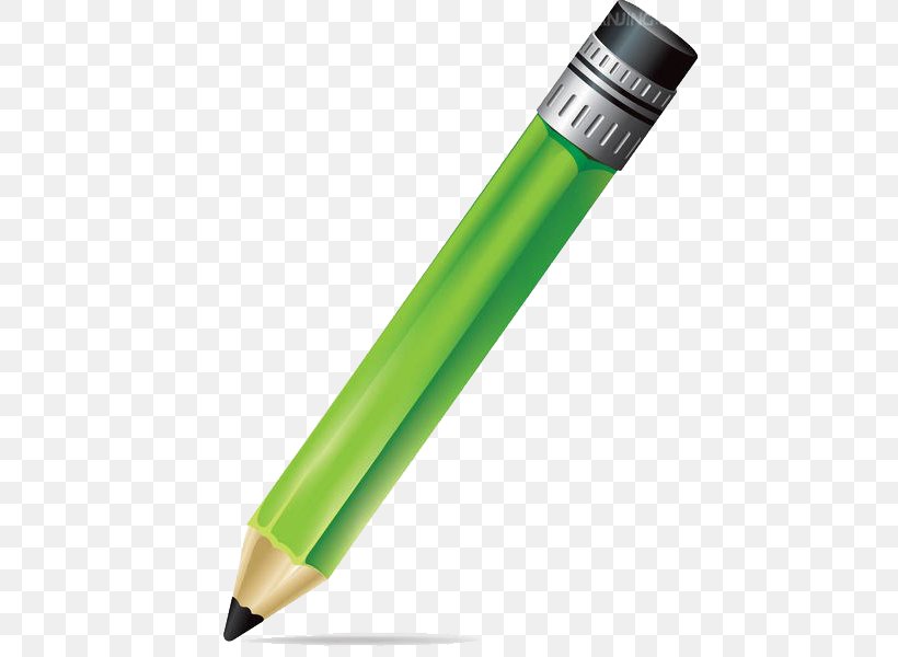 Pencil Drawing Photography Illustration, PNG, 454x600px, Pencil, Ball Pen, Drawing, Eraser, Green Download Free