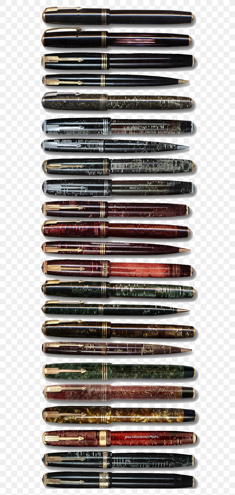 Pens Parker Duofold Parker Pen Company Fountain Pen Parker Vacumatic, PNG, 600x1724px, Pens, Brown, Burgundy, Fountain Pen, Grey Download Free