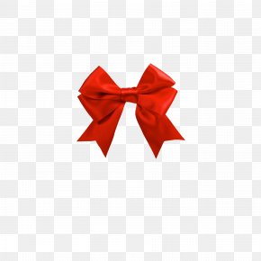 Red Ribbon Bow PNG