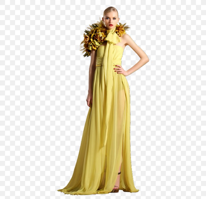 Gown Cocktail Dress Yellow Fashion, PNG, 412x792px, Gown, Biscuits, Bridal Party Dress, Cocktail, Cocktail Dress Download Free