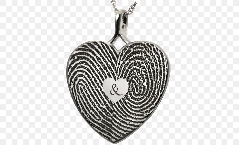 Locket Fingerprint Charms & Pendants Jewellery Necklace, PNG, 500x500px, Locket, Birthstone, Black And White, Carat, Chain Download Free
