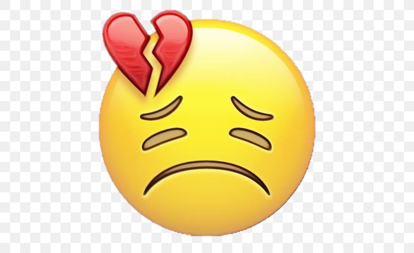 Emoji Broken Heart, PNG, 500x500px, Emoji, Broken Heart, Emoticon, Face With Tears Of Joy Emoji, Facial Expression Download Free