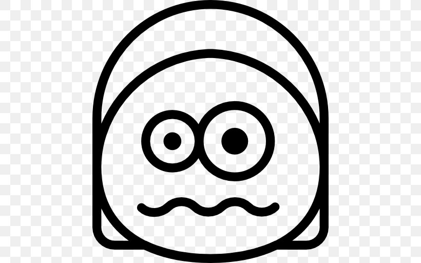 Face Smiley Emoticon, PNG, 512x512px, Face, Area, Avatar, Black, Black And White Download Free