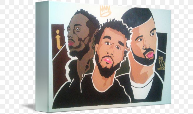 Kendrick Lamar Drake Musician Take Care Painting, PNG, 650x483px, Kendrick Lamar, Art, Canvas Print, Damn, Drake Download Free