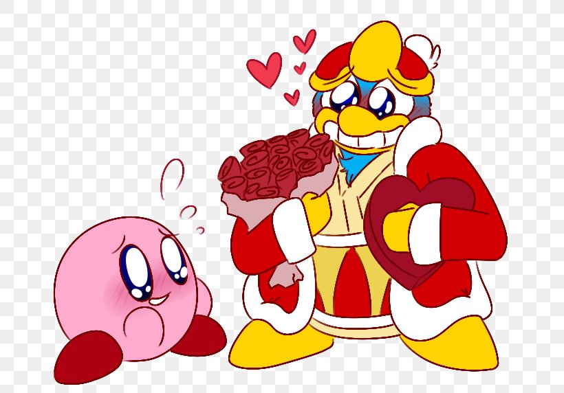 Kirby Super Star Ultra King Dedede Meta Knight Kirby 64: The Crystal Shards, PNG, 692x572px, Watercolor, Cartoon, Flower, Frame, Heart Download Free