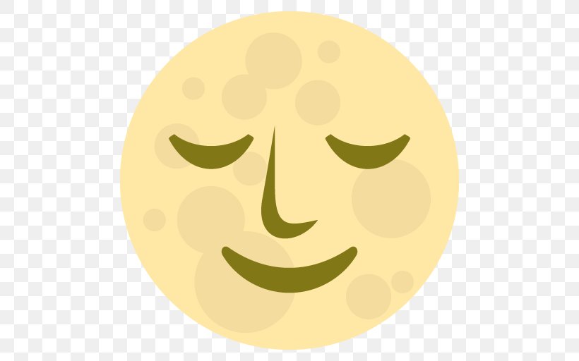 Moon Face Full Moon Emoji, PNG, 512x512px, Face, Blue Moon, Emoji, Food, Fruit Download Free