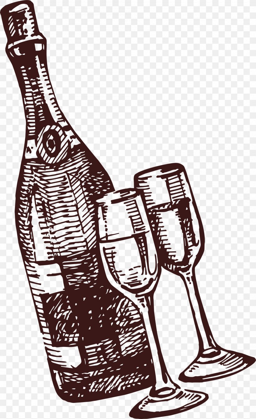 Red Wine Wine Glass, PNG, 2000x3274px, Red Wine, Black, Black And White, Bottle, Drawing Download Free