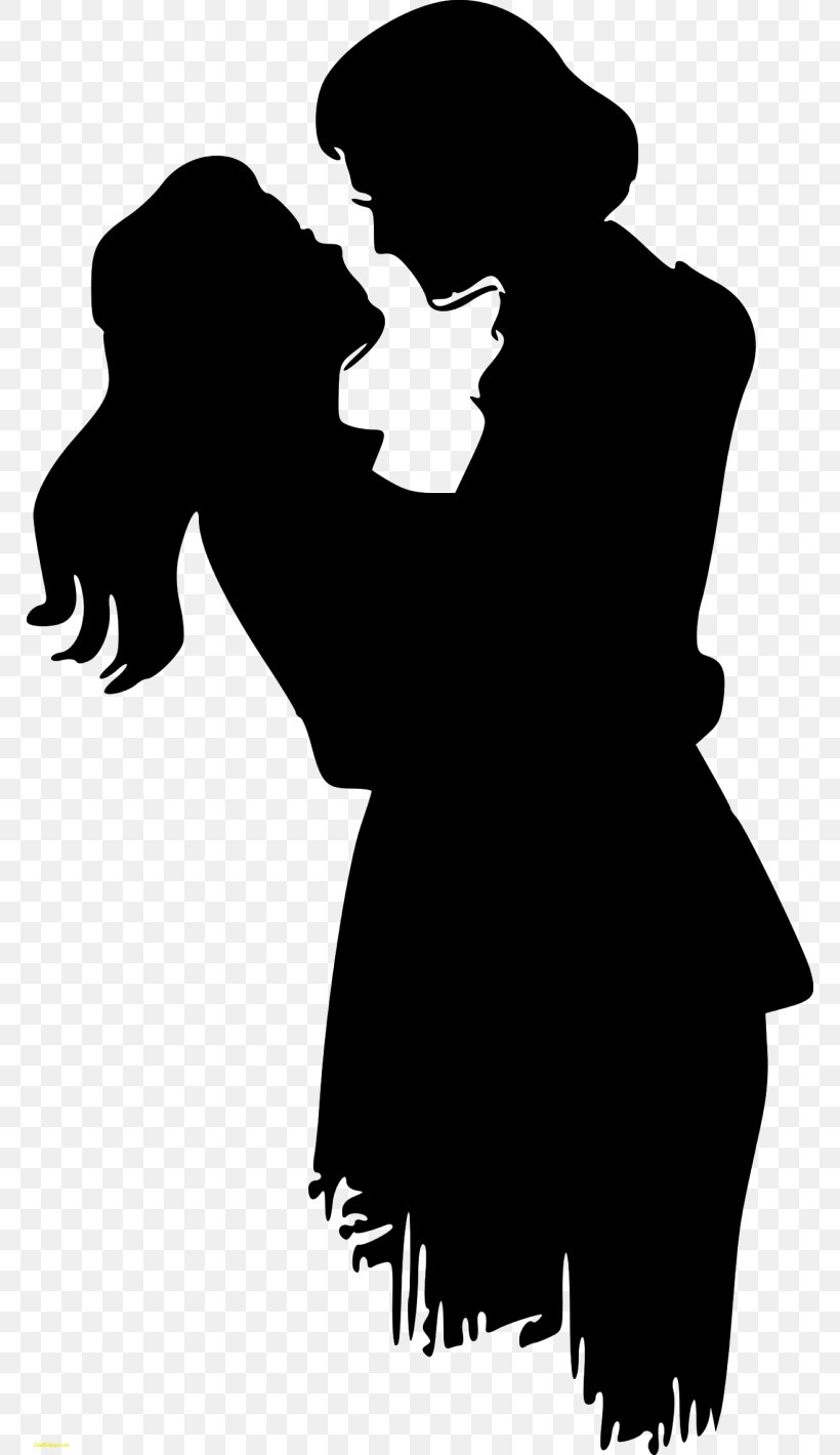 Silhouette Decal Love Sticker, PNG, 768x1420px, Silhouette, Art, Black, Black And White, Decal Download Free