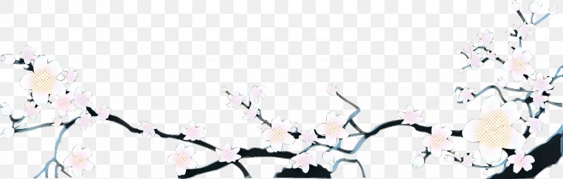 Cherry Blossom Cartoon, PNG, 2441x778px, Pop Art, Branch, Calligraphy, Cartoon, Cherry Blossom Download Free