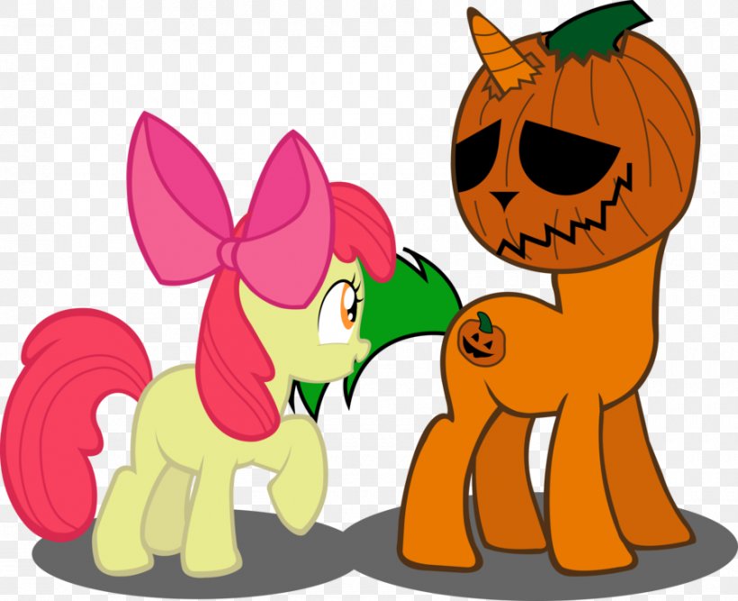 My Little Pony Horse Apple Bloom Pumpkinhead, PNG, 900x733px, Pony, Apple Bloom, Art, Carnivoran, Cartoon Download Free