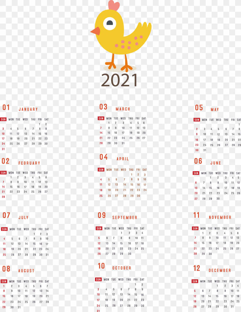 Printable 2021 Yearly Calendar 2021 Yearly Calendar, PNG, 2321x3000px, 2021 Yearly Calendar, Calendar System, Meter Download Free