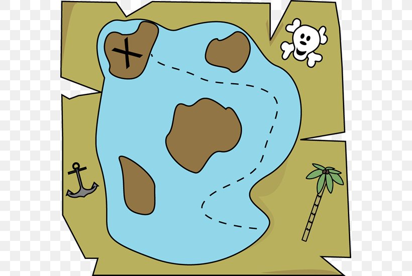 Treasure Map Piracy Buried Treasure Clip Art, PNG, 579x550px, Watercolor, Cartoon, Flower, Frame, Heart Download Free