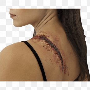 Whip Lash - Back Lash Latex Prosthesis Wound Scar Injury PNG