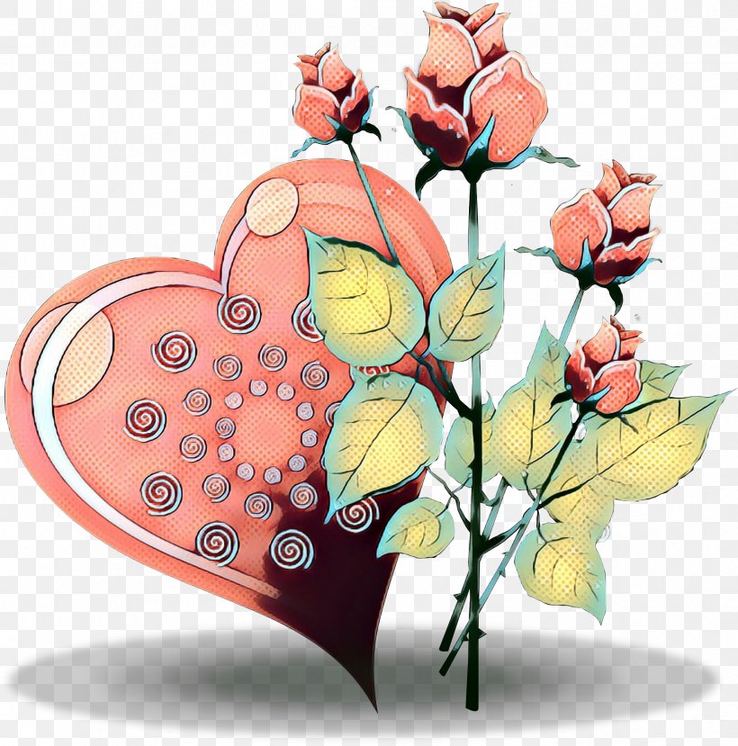 Clip Art Flower Heart Leaf Plant, PNG, 2367x2394px, Pop Art, Branch, Flower, Heart, Leaf Download Free