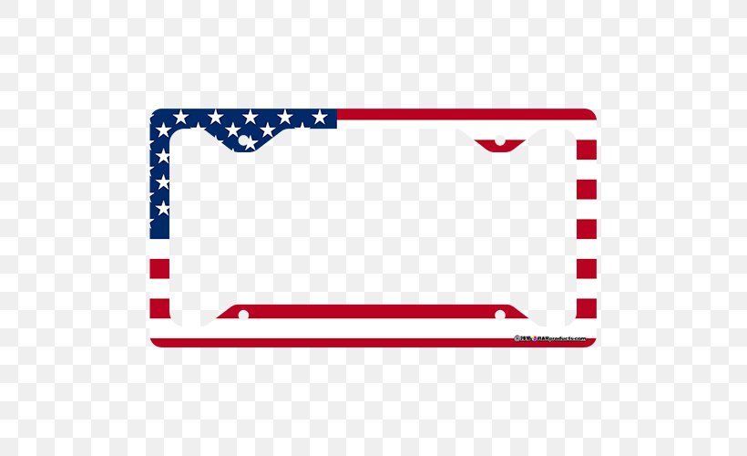 Flag Of The United States Picture Frames Vehicle License Plates, PNG, 500x500px, United States, Area, Car, Flag, Flag Of Germany Download Free