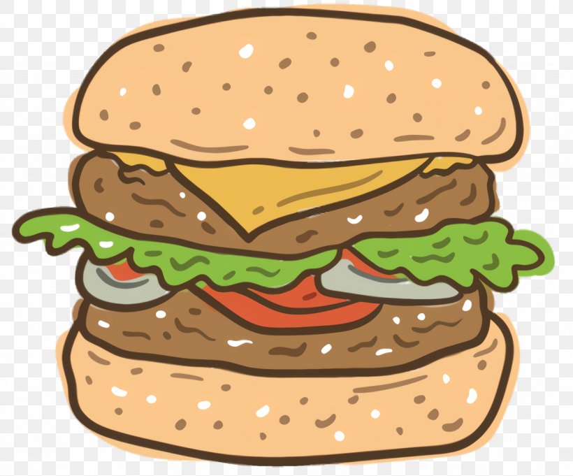 Junk Food Cartoon, PNG, 1228x1020px, Cheeseburger, American Food, Bun, Burger King Premium Burgers, Cartoon Download Free