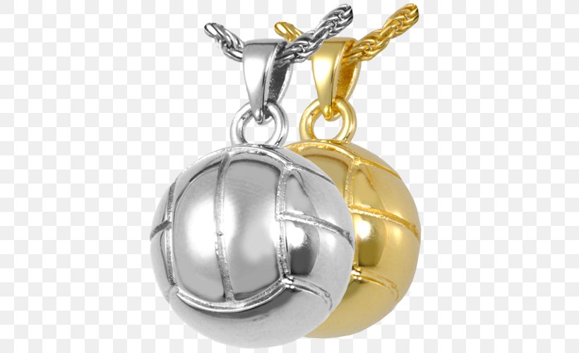 Locket Volleyball Silver Gold Jewellery, PNG, 500x500px, Locket, Ball, Body Jewellery, Body Jewelry, Cremation Download Free