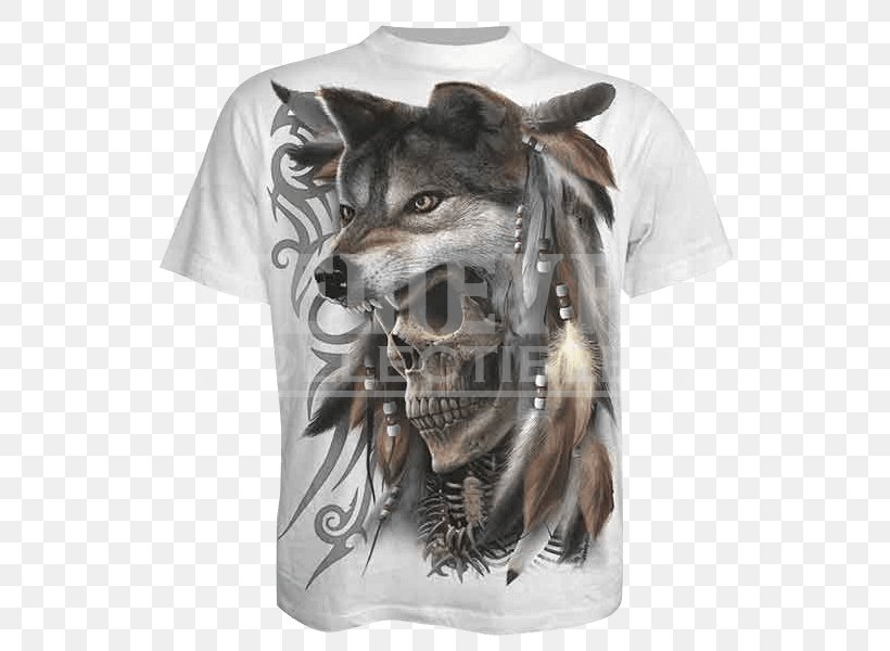 T-shirt Gray Wolf Sleeve Hood Collar, PNG, 600x600px, Tshirt, Clothing, Collar, Dog Like Mammal, Esprit Holdings Download Free