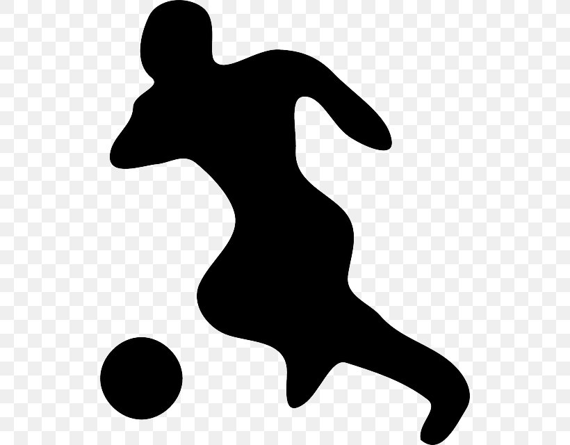 Football Player Dribbling Clip Art, PNG, 532x640px, Football Player, Ball, Black, Black And White, Dog Like Mammal Download Free