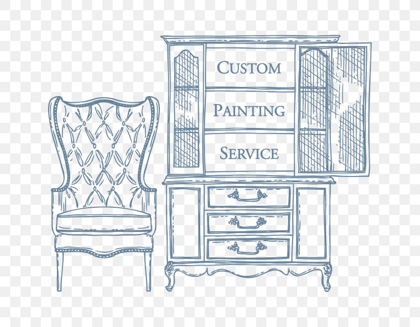 Chair Table Furniture Painting Drawing, PNG, 639x639px, Chair, Area, Black And White, Boutique, Drawing Download Free