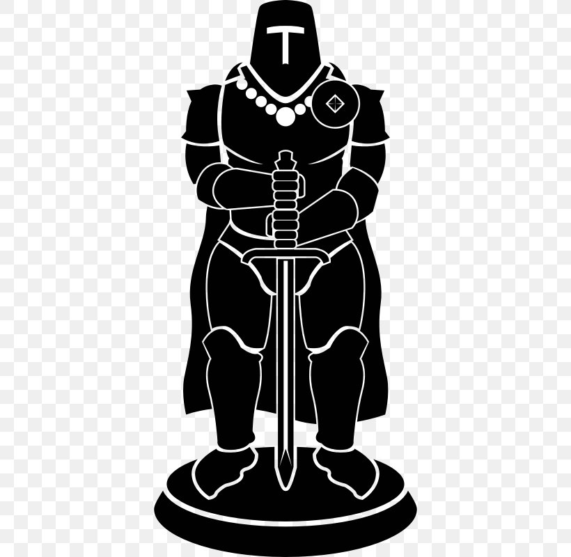 Chess Piece Knight Clip Art, PNG, 378x800px, Chess, Armour, Art, Black And White, Chess Piece Download Free