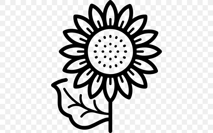 Flower Line Art, PNG, 512x512px, White, Blackandwhite, Chamomile, Coloring Book, Floral Design Download Free