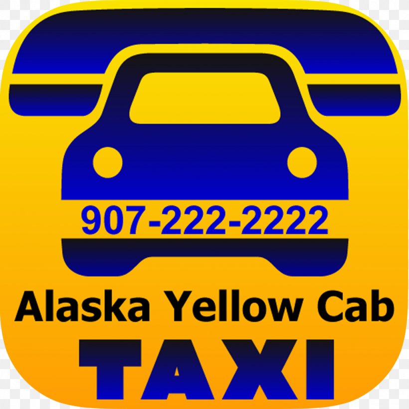 Checker Taxi Yellow Cab Alaska Yellow Dispatch, PNG, 1024x1024px, Taxi, Alaska, Area, Brand, Checker Taxi Download Free