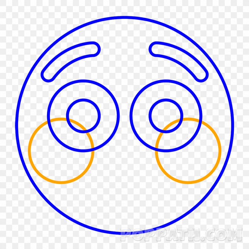 Circle Emoticon Smiley Emoji Clip Art, PNG, 1000x1000px, Emoticon, Area, Curve, Drawing, Emoji Download Free