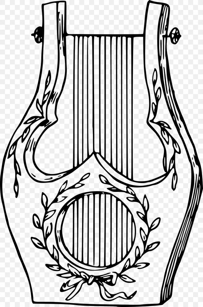 Musical Instruments Lyre Drawing Clip Art, PNG, 846x1280px, Watercolor, Cartoon, Flower, Frame, Heart Download Free