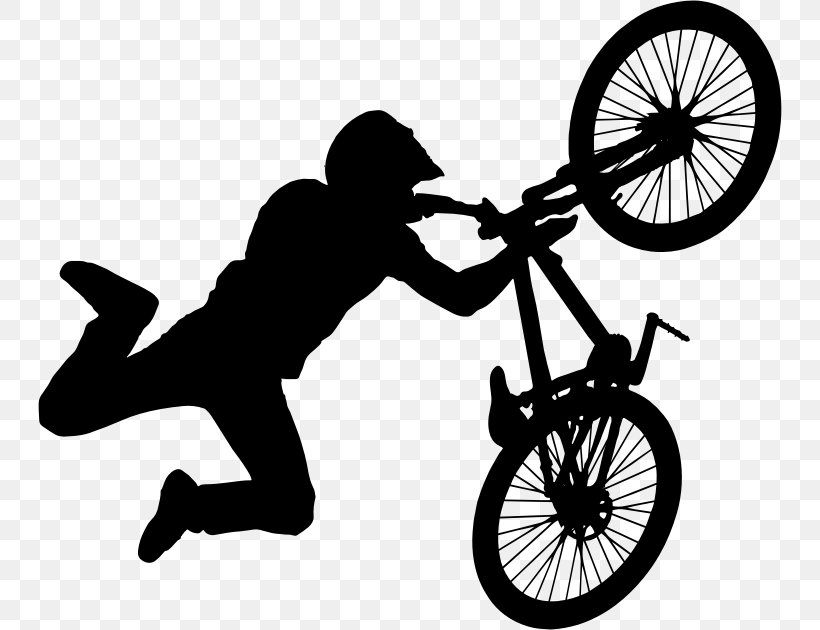 BMX Motorcycle Stunt Riding Clip Art, PNG, 744x630px, Bmx, Bicycle, Bicycle Accessory, Bicycle Drivetrain Part, Bicycle Frame Download Free