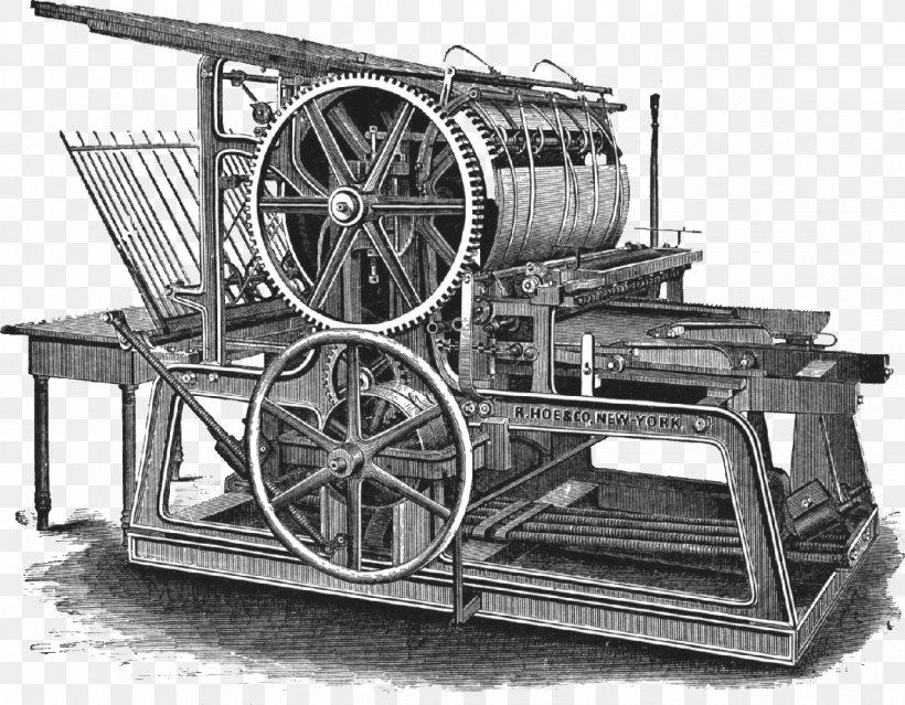 Printing Press Paper Woodblock Printing Invention, PNG, 1182x922px, Printing Press, Black And White, Business, Friedrich Koenig, Innovation Download Free