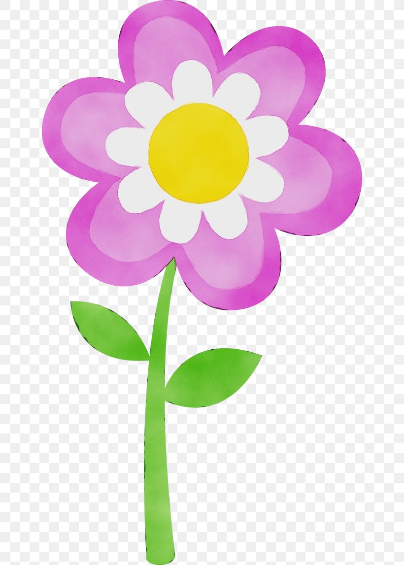 Purple Watercolor Flower, PNG, 650x1147px, Watercolor, Cut Flowers, Floral Design, Flower, Magenta Download Free