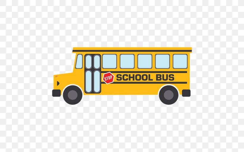 School Bus Yellow, PNG, 512x512px, Bus, Area, Brand, Cartoon, Doubledecker Bus Download Free