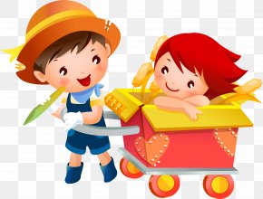 Kids - Cartoon Sibling Desktop Wallpaper PNG