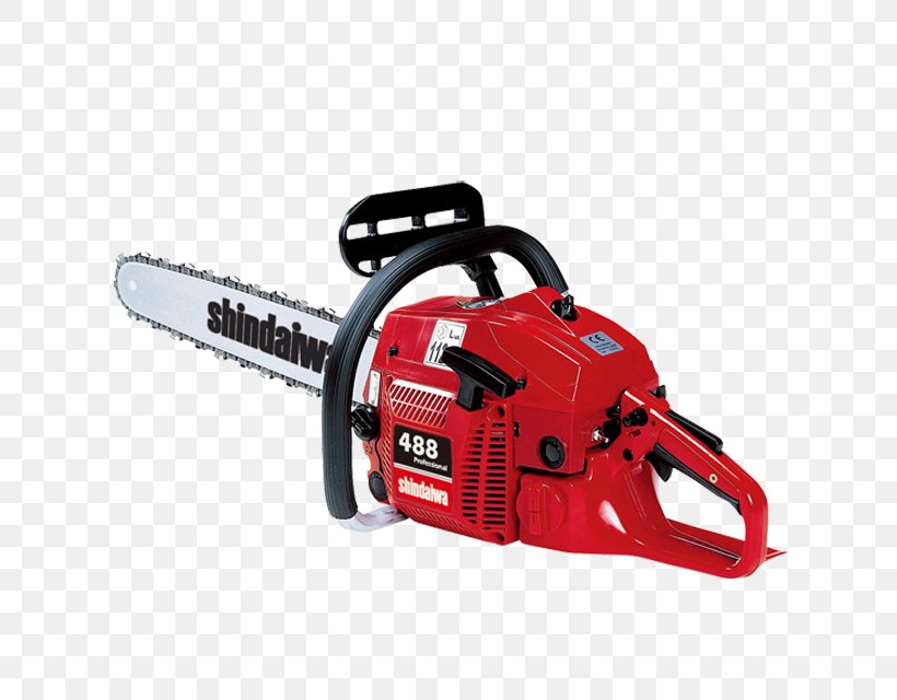 Chainsaw Shindaiwa Corporation Lawn Mowers Small Engines, PNG, 640x640px, Chainsaw, Automotive Exterior, Brushcutter, Chain, Choke Valve Download Free