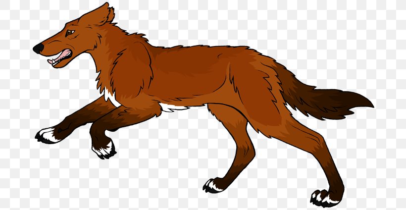Dog Mustang Red Fox Clip Art Freikörperkultur, PNG, 700x424px, Dog, Animal, Animal Figure, Carnivoran, Character Download Free